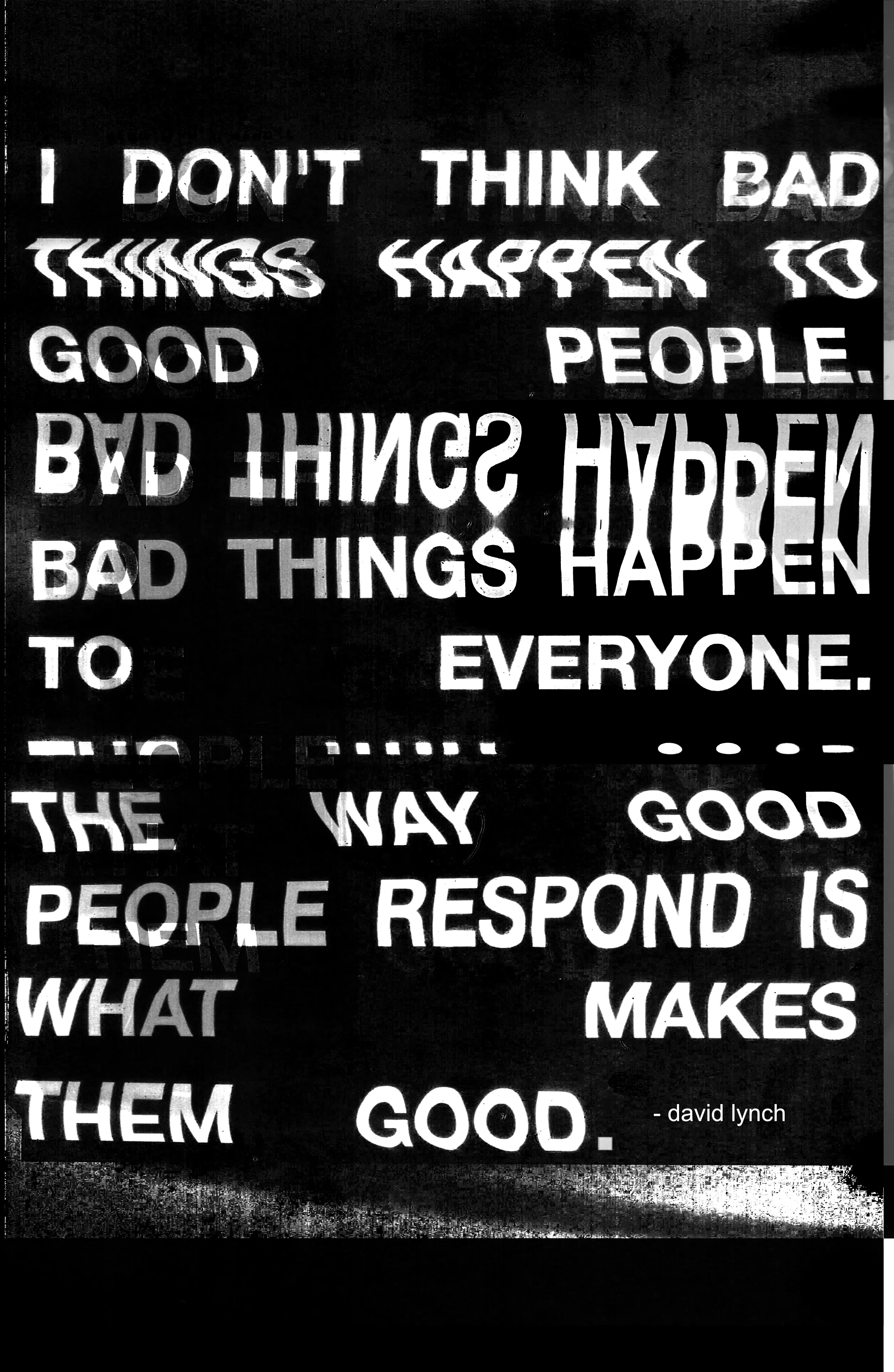 Bad Things and Good People
